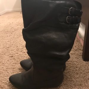 Black Steve Madden dress boots